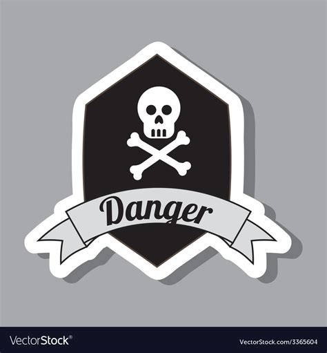 Danger Design Royalty Free Vector Image Vectorstock
