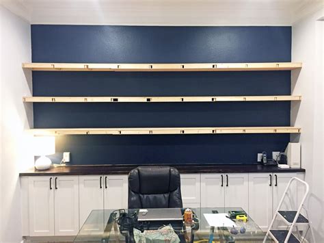 Floating shelves and wall shelves many sizes + finishes invisible wall mounting high quality fast delivery shop now! How I Built Wall-to-Wall Floating Shelves By Myself for $200
