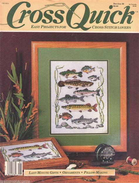Browse by theme and level to find the design of your dreams! Cross Quick Old Vintage Magazine Dec/Jan 1989 Stitch ...