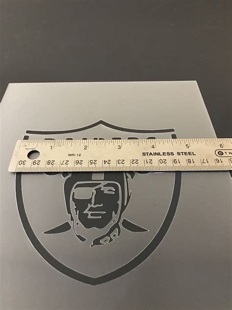 Oakland Raiders Stencil 10mil Buy 2 Get 1 Free Mix And Match From