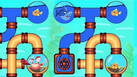 Save The Fish Game Fish Pin Gameplay Fishdom Game Youtube