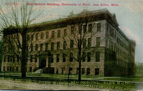 New Medical Building University Of Michigan Postmarked 19 Adam