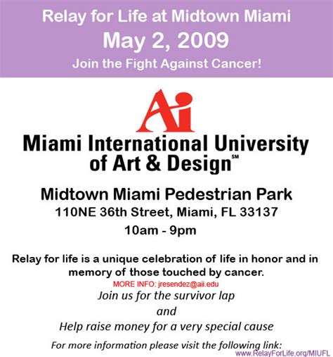 Last week i went to relay for life to honor my nephew who beat leukemia, in support of all the people who i know that are currently fighting cancer and in remembrance of those. Charity Event for American Cancer Society and AiMIU 5/2/09 ...
