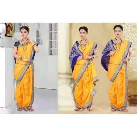 Printed Ladies Trendy Nauvari Saree At Rs 1400 In Mumbai Id 20761369433