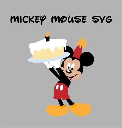 Mickey Mouse Svg Birthday