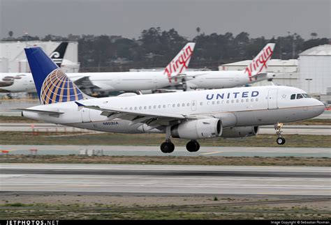 N803ua Airbus A319 131 United Airlines Sebastian Roxman Jetphotos