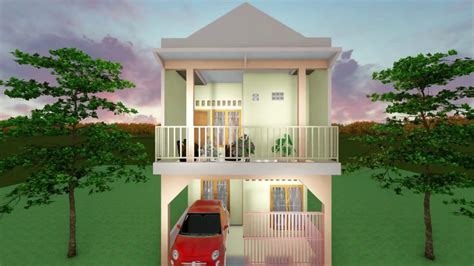 #ririesproperty Rumah 2 Lantai Luas Tanah 75 M² #rumahminimalis - YouTube