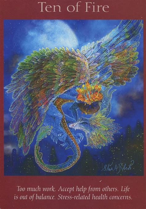 The angels cards will tell you exactly what your heavenly guides are trying to communicate to you. Angel Tarot Card - Ten of Fire | Angel tarot cards, Angel tarot, Tarot card meanings