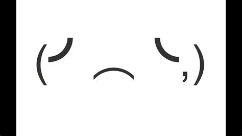 Sad And Crying Emoticon Face Copy And Paste Text Art Youtube