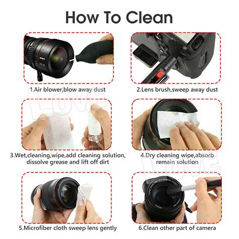 Camera Lens Cleaning Cleaner Kit For Canon Nikon Sony Dslr Cameras Photography Ebay