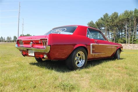 1967 Ford Mustang Coupe 289 Turbocharged 5 Speed 88 Rear Clean And