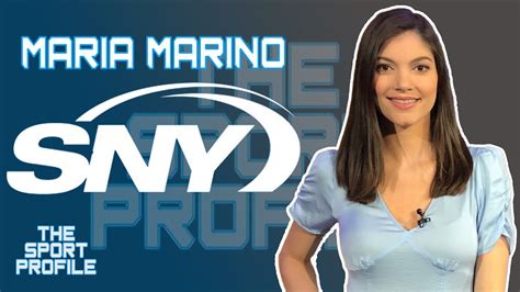 Maria Marino Sports Anchor Sny Youtube