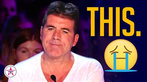 Simon Cowell Breaks Down Crying After This Emotional Performance Youtube