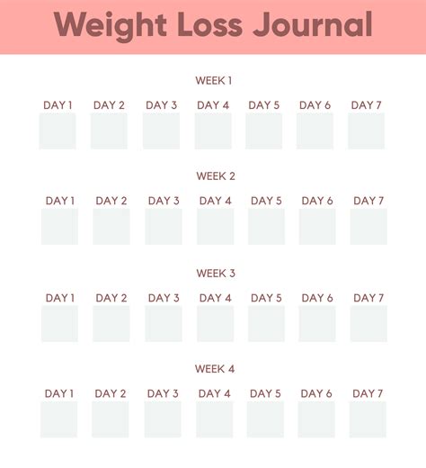 7 Best Daily Weight Loss Journal Printable Pdf For Free At Printablee