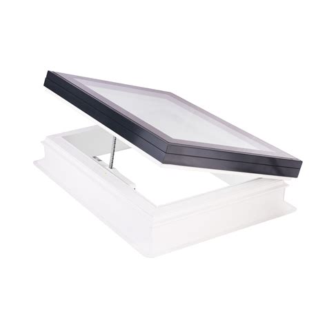 Coxdome Lumiglaze With PVC Kerb And Electric Hinge Rooflights Skylights