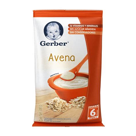 Gerber Cereal De Avena Etapa 1 Paquete 300g