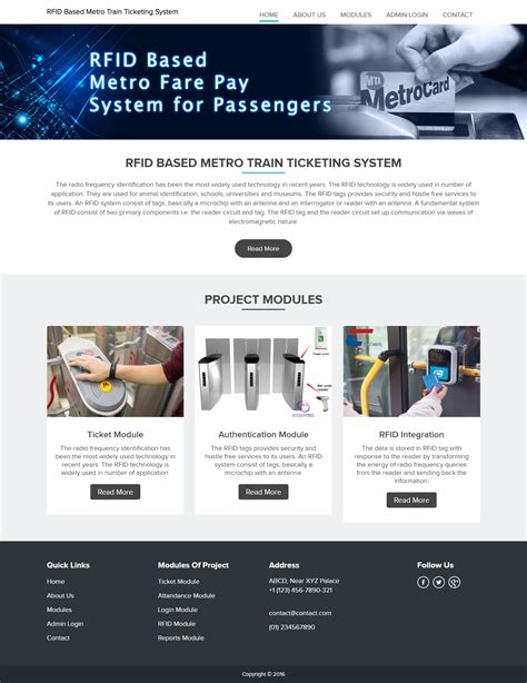 Downloaded over 5,100,000 times in 200 countries on all 7 continents & translated in 29 languages. RFID Based Metro Train Ticketing System - Python Machine ...