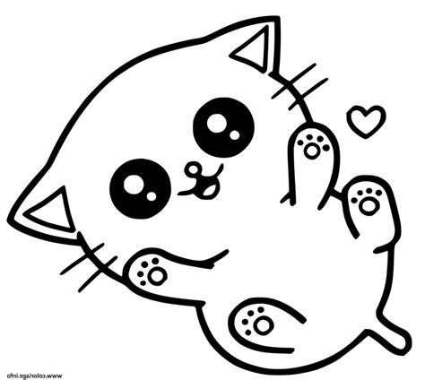 Dessin Chat Mignon Inspirant Images Coloriage Chaton Trop ...