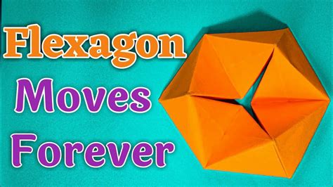 How To Make A Paper MOVING FLEXAGON Fun Easy Origami Better Than A