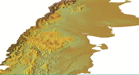 3d Relief Map Of Argentina 3d Model Cgtrader