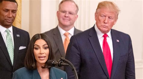 Kim Kardashian Joins President Trump At White House To Discuss Criminal
