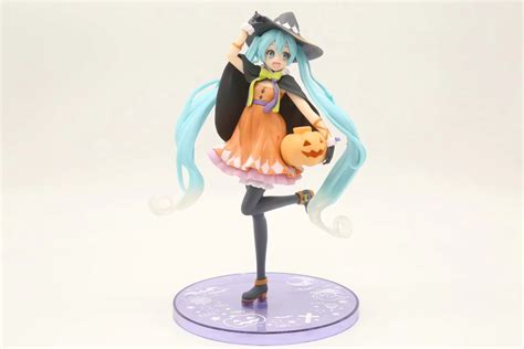 Hatsune Miku Action Figure Anime Model Pumpkin Miku Halloween Ver Dolls