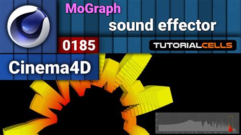 0185 Mograph Sound Effector In Cinema 4d Youtube