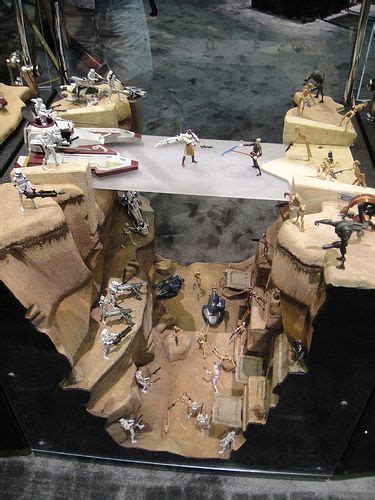 Star Wars Celebration V Hasbro Booth Battle Of Geonosis Diorama