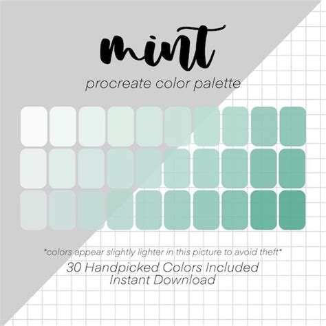 The Mint Color Palette Is Available For Use In Any Project Or As A