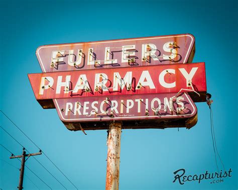 Fullers Pharmacy La Marque Tx Vintage Neon Signs
