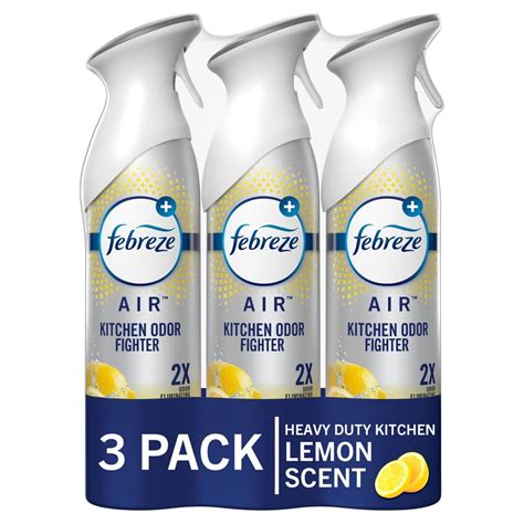 3 Pack Febreze Room Air Fresheners Spray Lemon Scent 831 Wsands