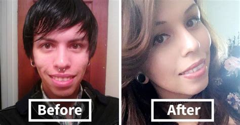 Transgender Before And After Mtf Before And After Male To Female Transgender Transgender Mtf