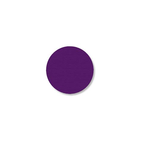 1 Purple Solid Dot Pack Of 200 Industrial Floor Tape