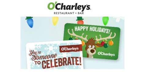 Buy A 25 Ocharleys T Card And Get 5 In Rewards Through 129