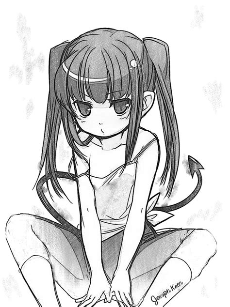 Demongirl drawings on paigeeworld pictures of demongirl. Anime Demon Drawing at GetDrawings | Free download