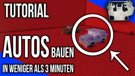 Autos In Minecraft Bauen In Weniger Als 3 Minuten Tutorial Youtube