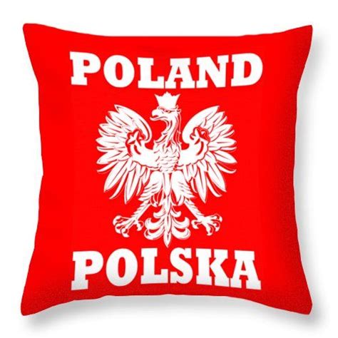 62 x 62 reversible tapestry tablecloth. Coat Of Arms Of Poland Throw Pillow featuring the painting Coat Of Arms-poland by Otis Porritt ...