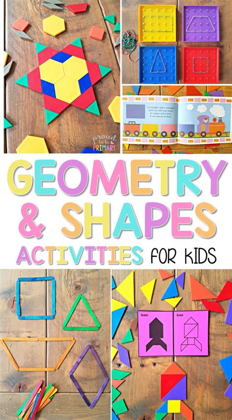 Geometry and Shapes Activities for Kids - Proud to be Primary