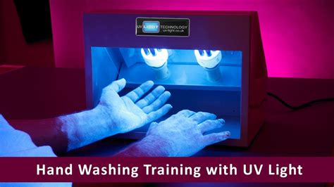 Here's how these uv light sanitizers actually work. Hand Washing Training with UV Light - YouTube