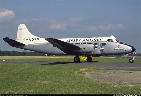 De Havilland Dh 114 Heron 2b Jersey Airlines Aviation Photo