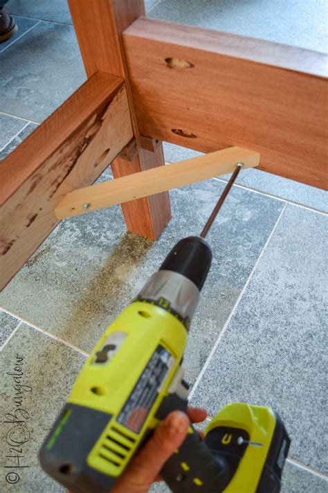 Scrap wood bed slats a hand saw or jigsaw cutter put the bed together and make sure everything fits and lines up correctly, this is where you can. DIY Queen Bed Frame Plans Tutorial - H2OBungalow