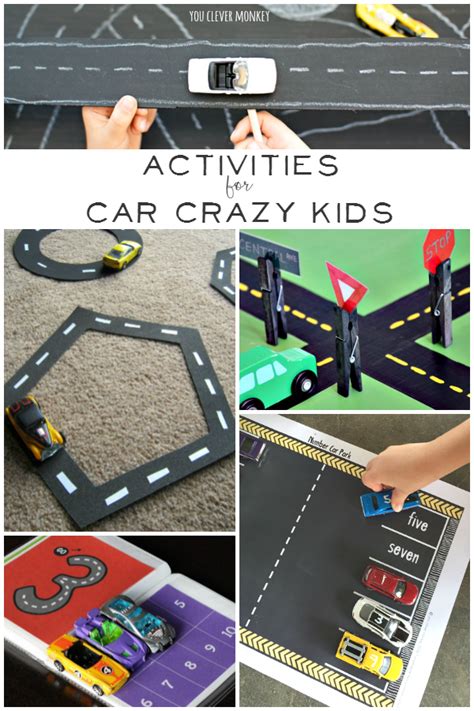 Encourage them to experiment with the concepts behind math, reading, science — even engineering and social. ACTIVITIES FOR CAR CRAZY KIDS | Activities, Crazy kids ...