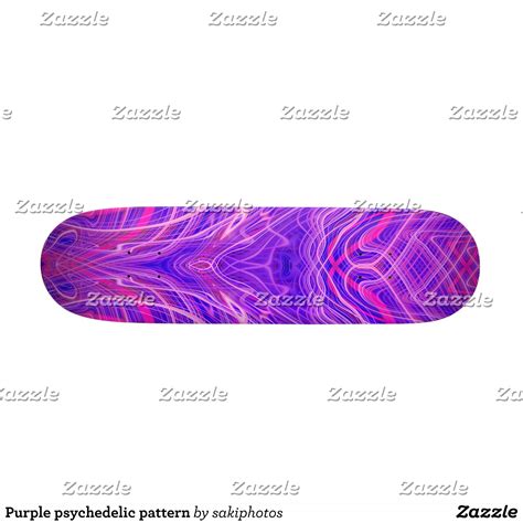 It features an 8.0 psychedelic deck, with raw tricks trucks, white 52mm 101a. Purple psychedelic pattern skateboard deck | Zazzle.com ...