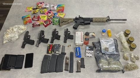 VBPD shares photo of gun, drug bust | 13newsnow.com