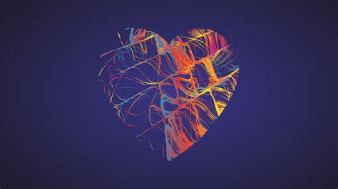 Abstract Heart Wallpaper Backiee