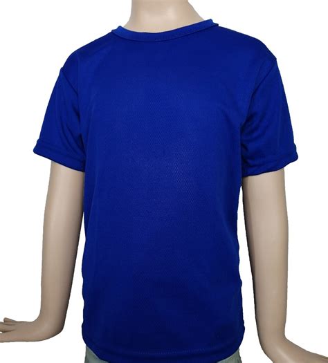 Playera Para Estampar Deportiva Azul Rey Infantil | Mercado Libre