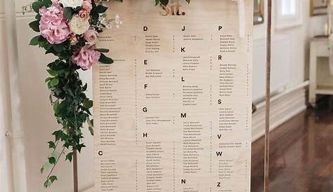 wedding seating chart ideas templates