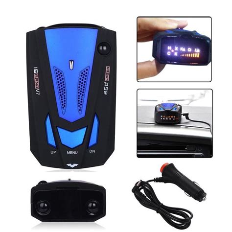 It makes noise when there are radar's devices active. LED Laser Radar Detector Car Speed Voice Alert Red V7 360 ...