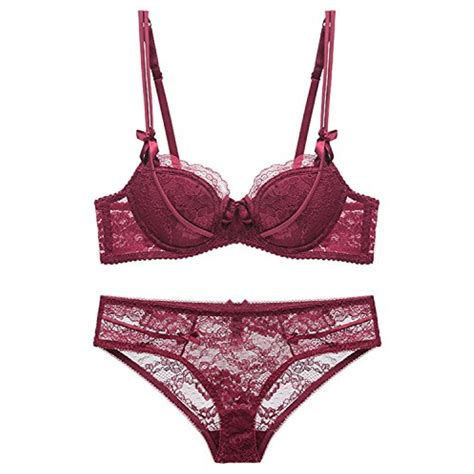 Bras Set Women Embroidery Lace Lingerie Bra And Panties Want