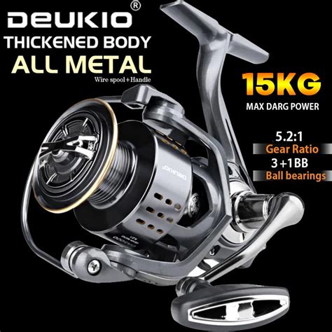 Spinning Fishing Reel 2000 7000 Ultralight Max Drag 15kg 5 2 1